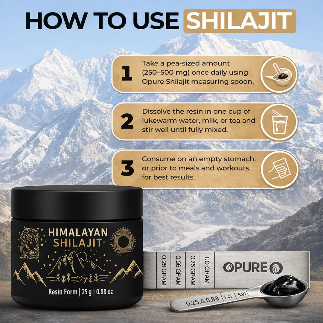 How to use Shilajit