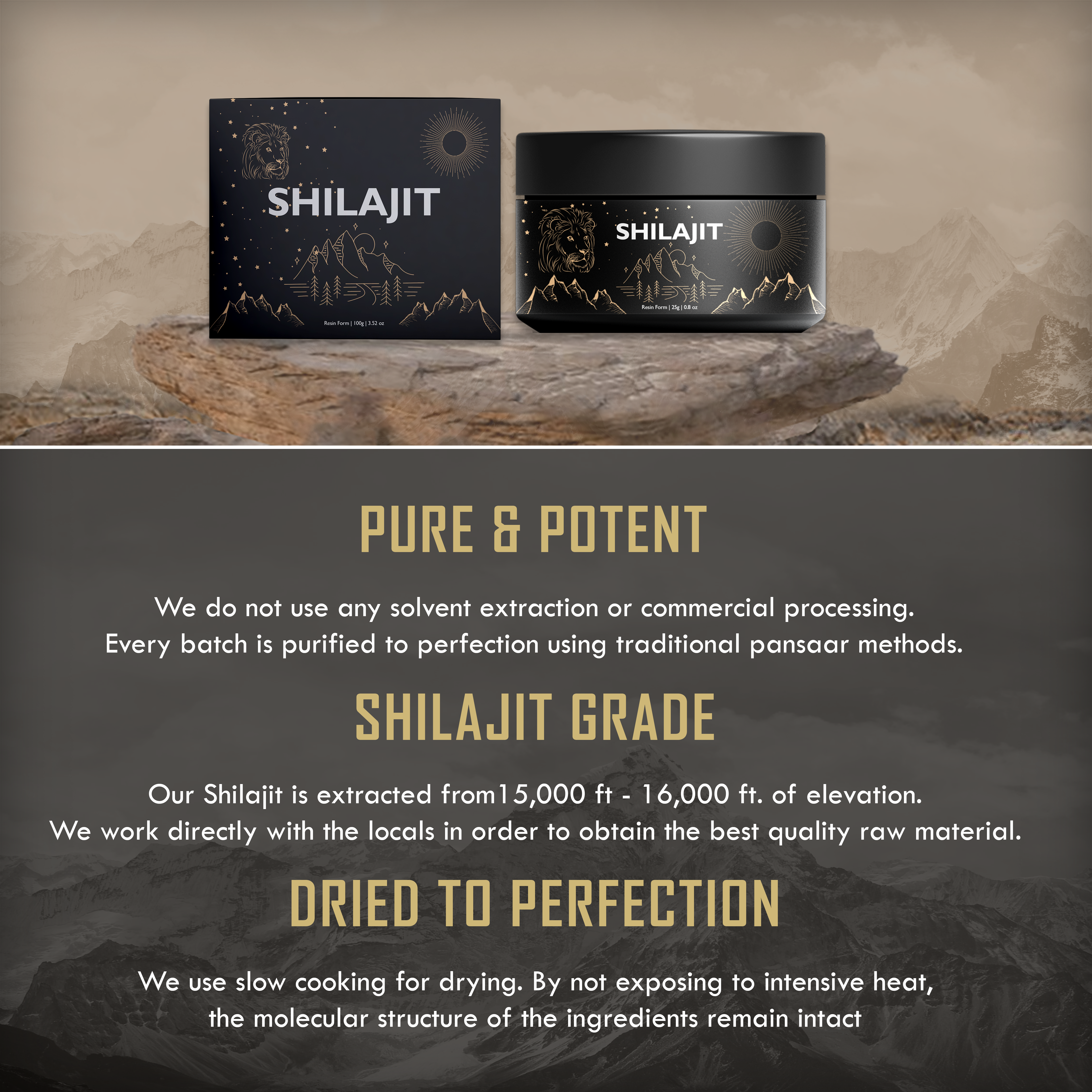 100% Pure Himalayan Shilajit Resin with free Spoon | 30-Day Money-Back Guarantee | 100% Natural | Limited Time 20% Off Discount Offer | Free Shipping